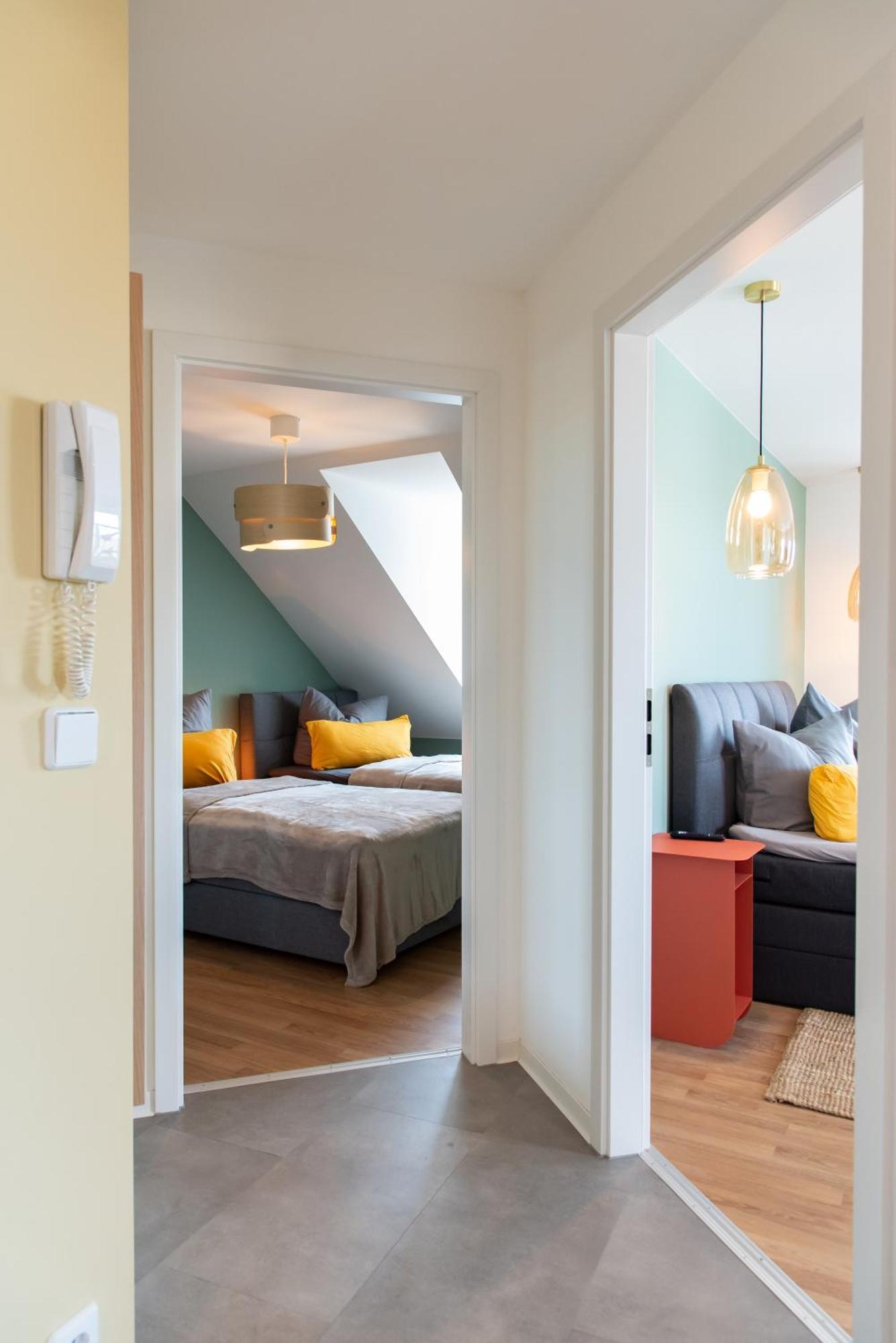 Bauhaus Apartment - Netflix, Nespresso, Zentral, Messe 开姆尼茨 外观 照片