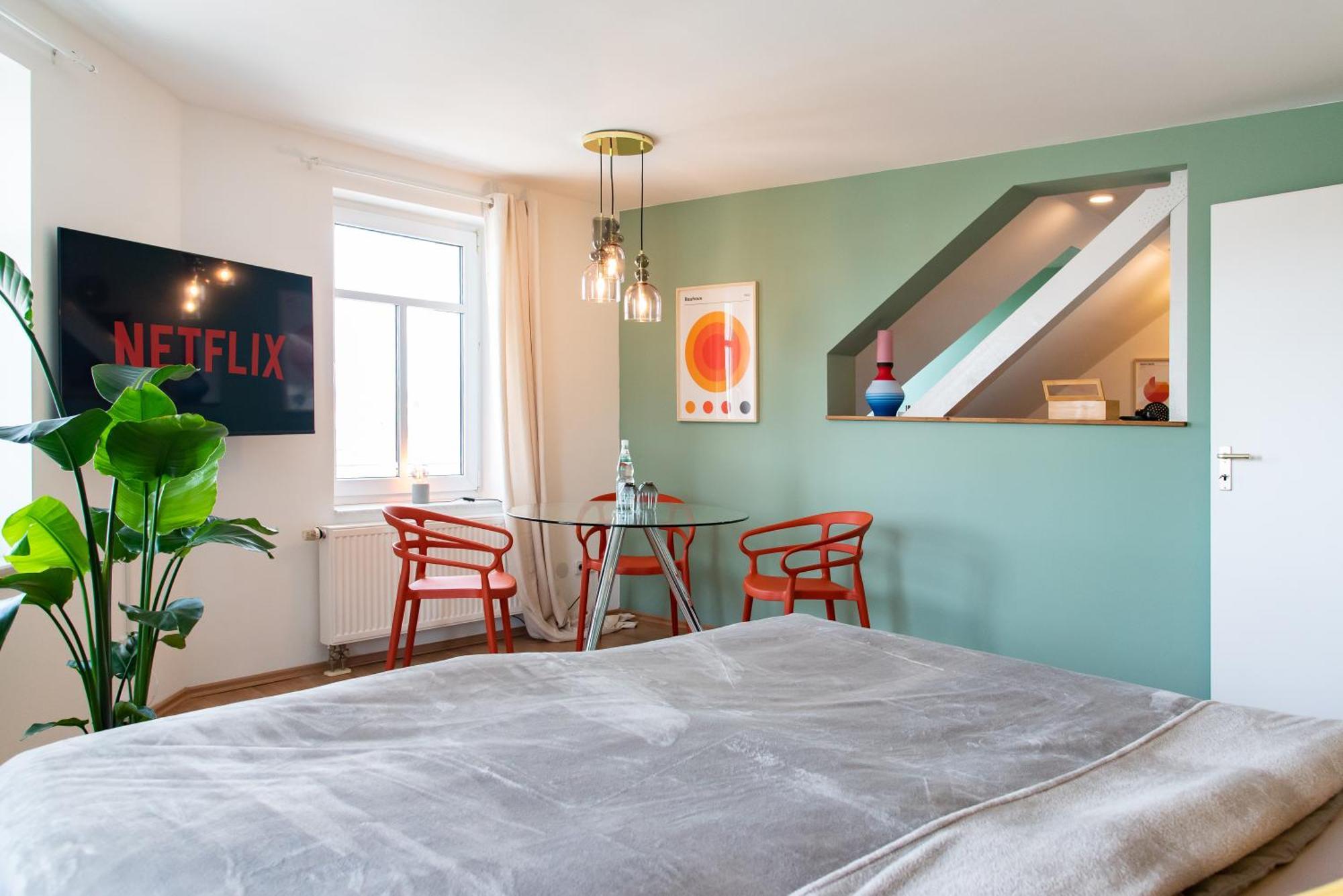 Bauhaus Apartment - Netflix, Nespresso, Zentral, Messe 开姆尼茨 外观 照片